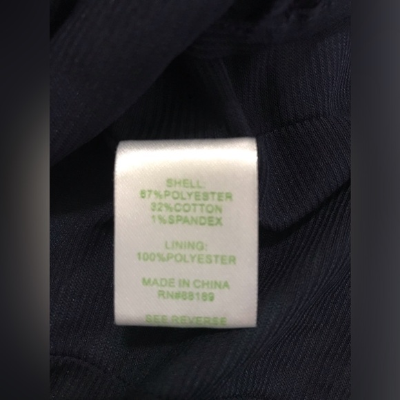 Lilly pulitzer briella navy & teal strip dress women's size XS - Picture 3 of 10